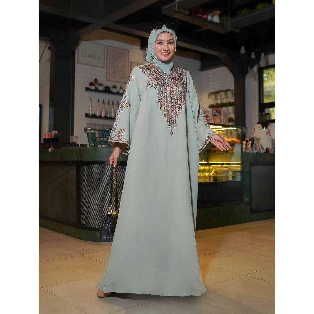 Abaya Bordir, Longgar, Untuk Acara-Acara Dari Lelas Store
