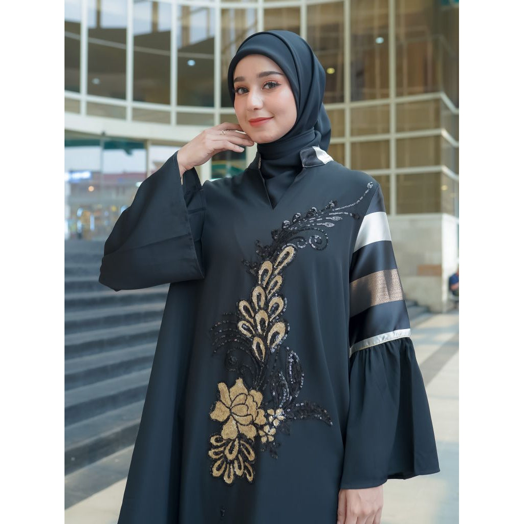 Long Sleeve Arabian Muslim Abaya Dari Lelas