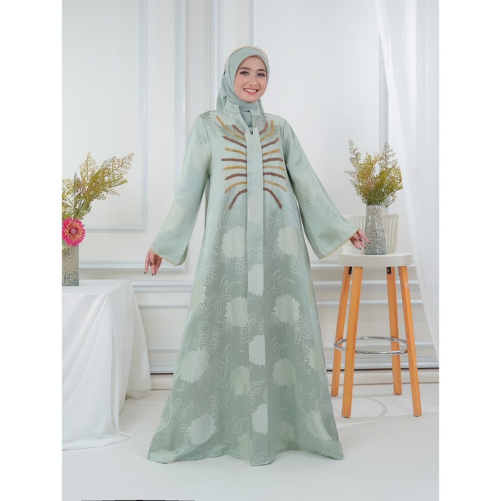 Muslim Turki style Baru Jacquard Pakaian muslim dress mewah Abaya Dari Lelas Store