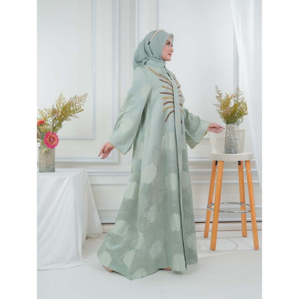 Muslim Turki style Baru Jacquard Pakaian muslim dress mewah Abaya Dari Lelas Store
