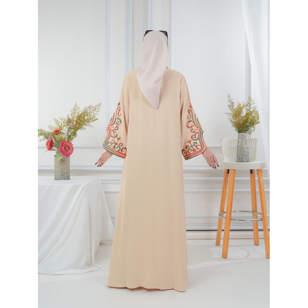 Gaun Panjang Wanita Luxury Arab Abaya