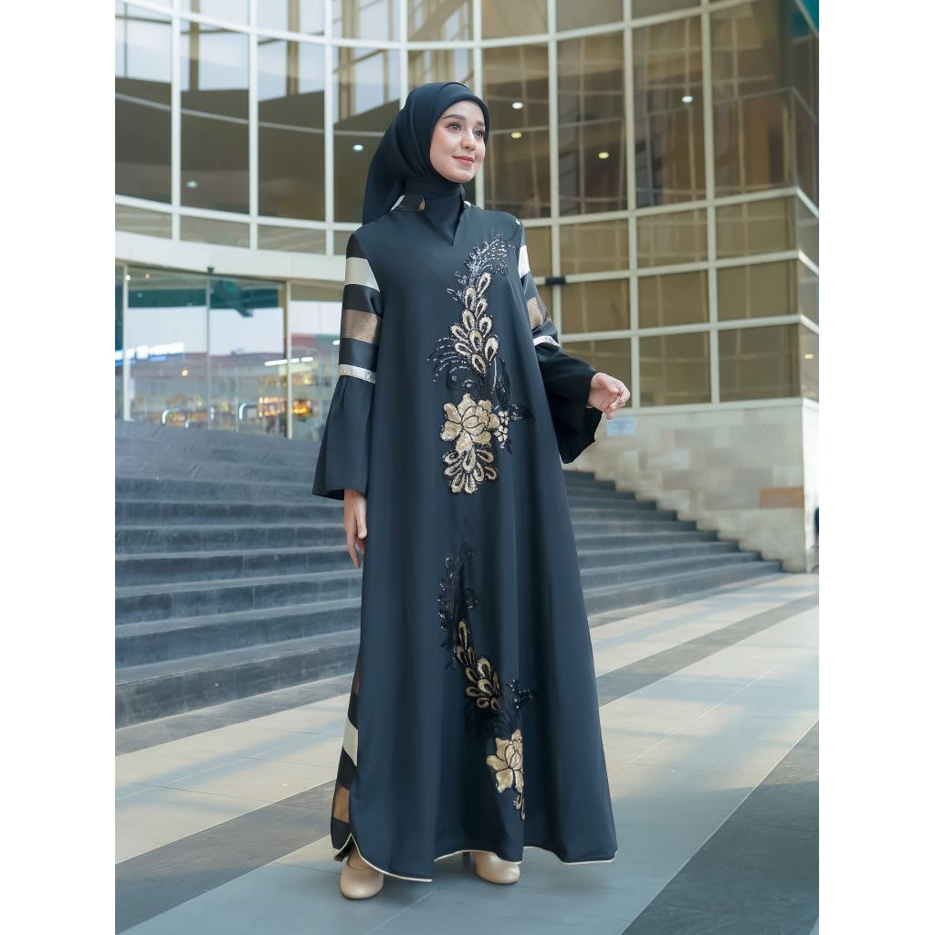 Long Sleeve Arabian Muslim Abaya Dari Lelas