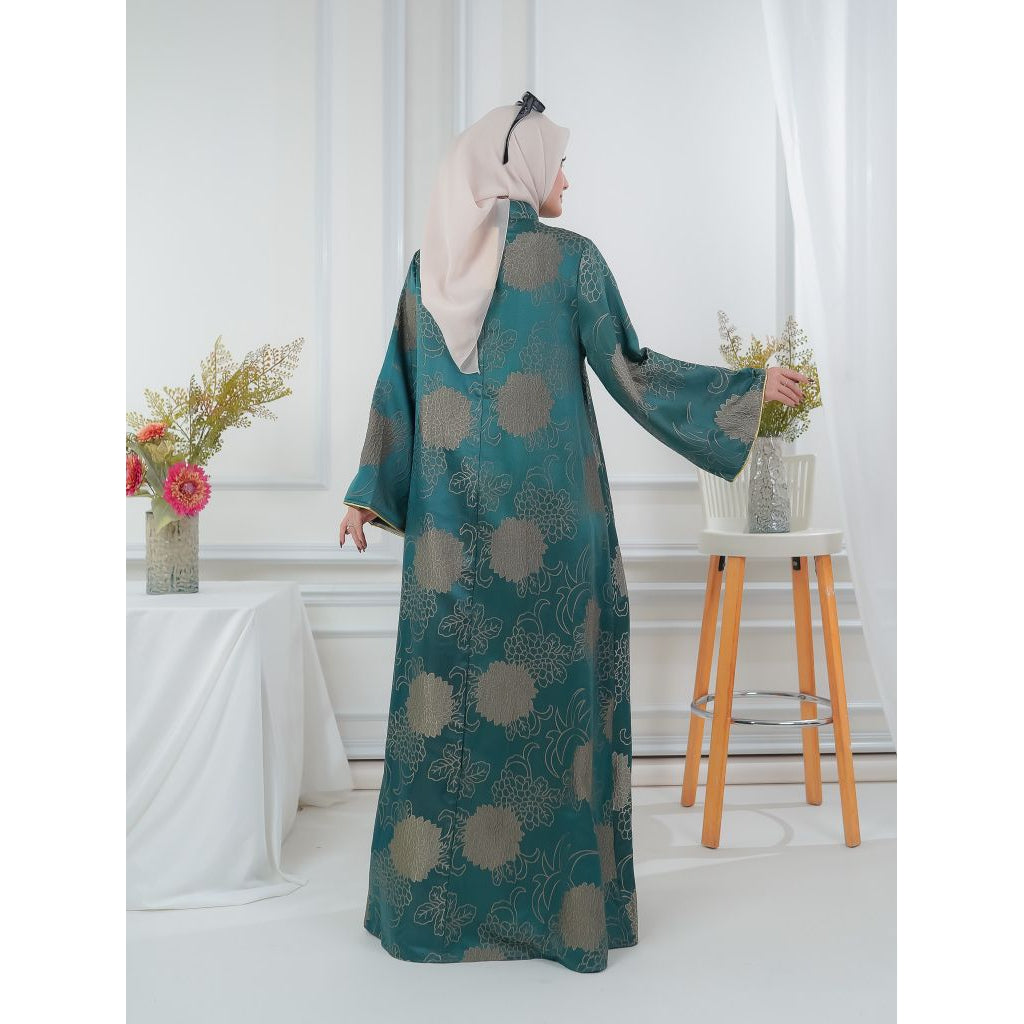 Muslim Turki style Baru Jacquard Pakaian muslim dress mewah Abaya Dari Lelas Store