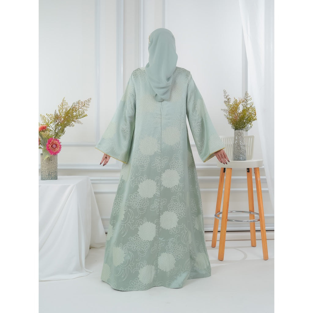 Muslim Turki style Baru Jacquard Pakaian muslim dress mewah Abaya Dari Lelas Store