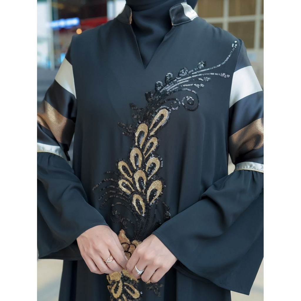 Long Sleeve Arabian Muslim Abaya Dari Lelas
