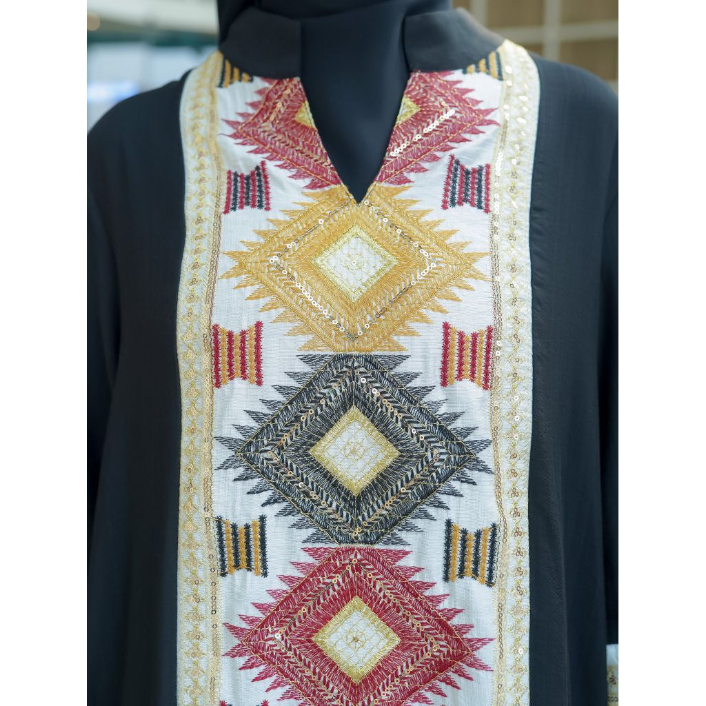 Bordir Patchwork Muslim Abaya Dubai