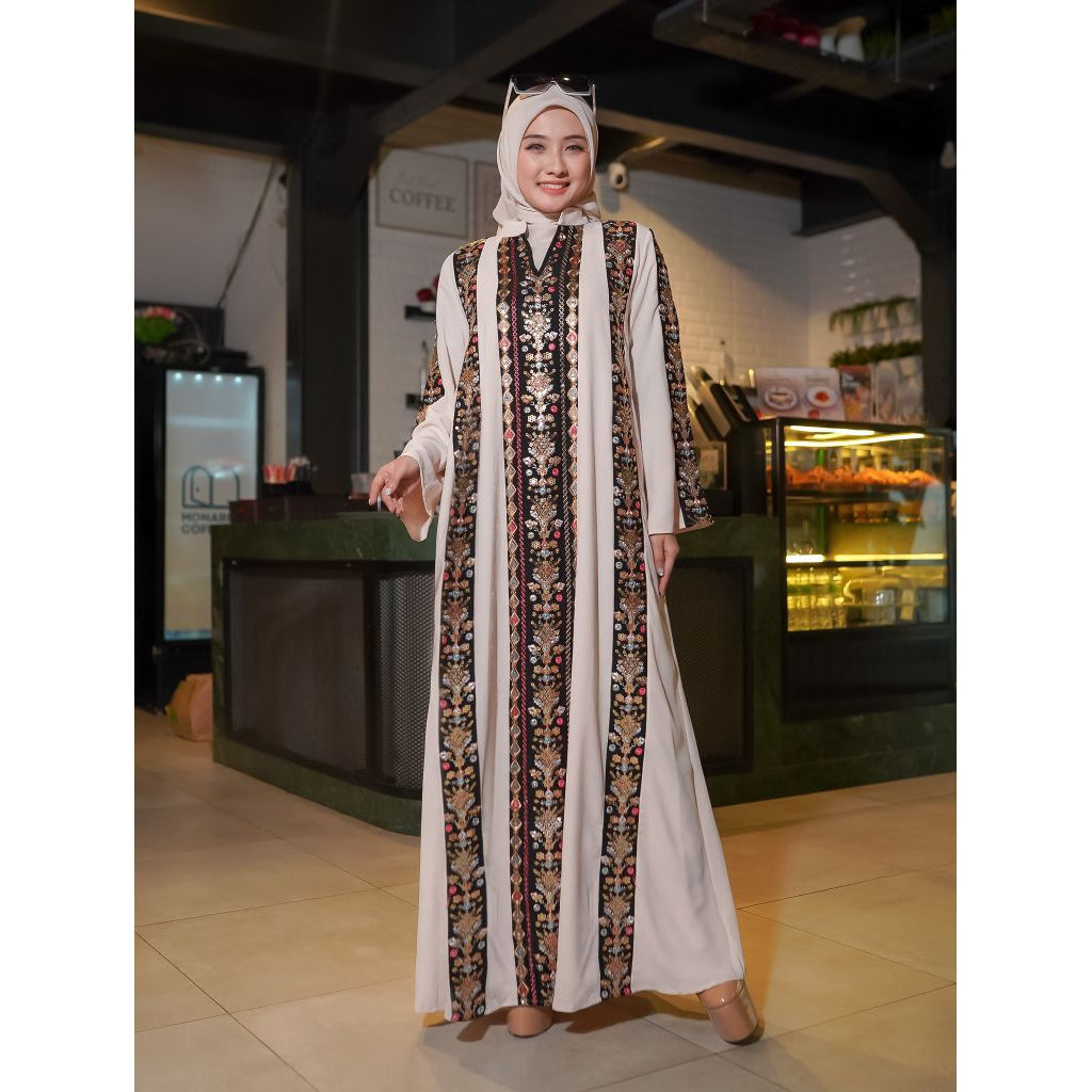 Kaftan ,Jubah Panjang Koktail Maxi Gaun Arabian Style Dari Lelas Store