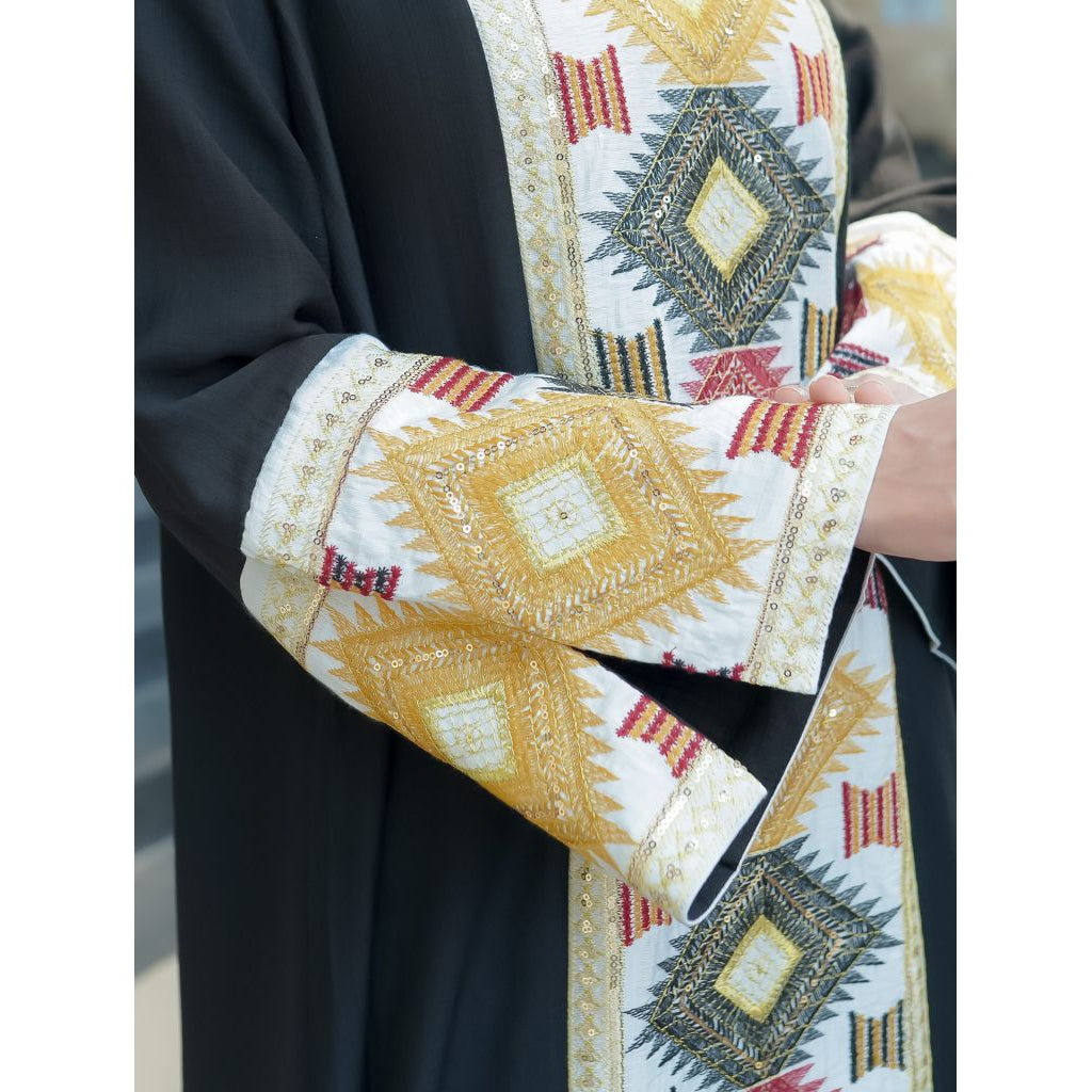 Bordir Patchwork Muslim Abaya Dubai