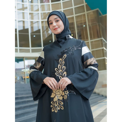 Long Sleeve Arabian Muslim Abaya Dari Lelas