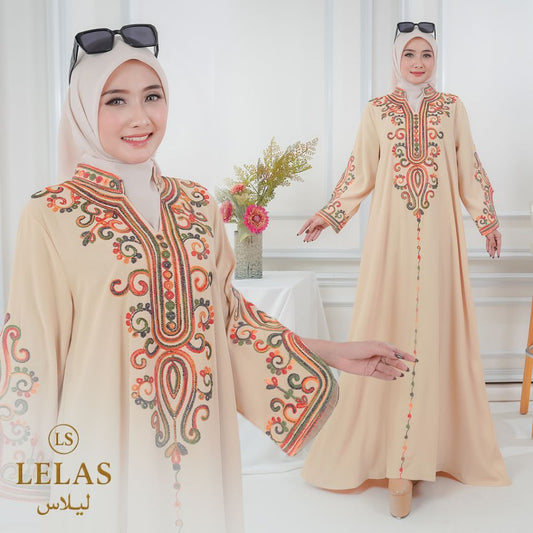 Gaun Panjang Wanita  Luxury Arab Abaya