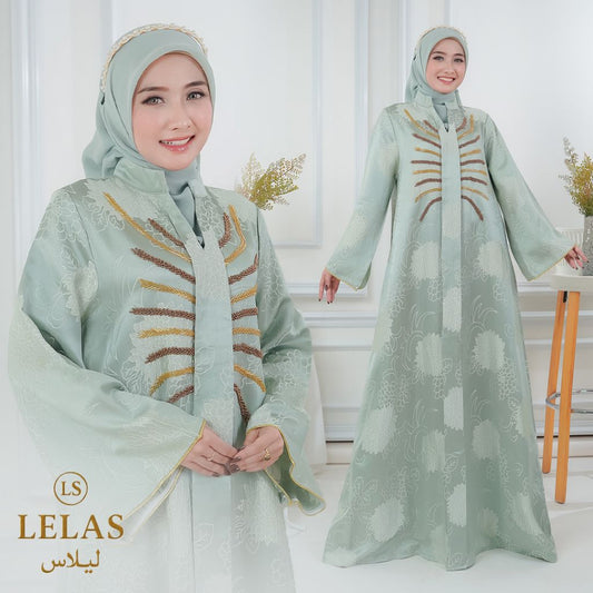 Muslim Turki style Baru Jacquard Pakaian muslim dress mewah Abaya Dari Lelas Store